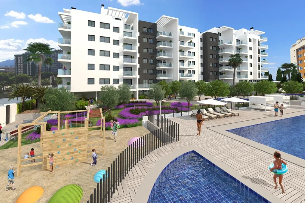 Render exterior zona piscina