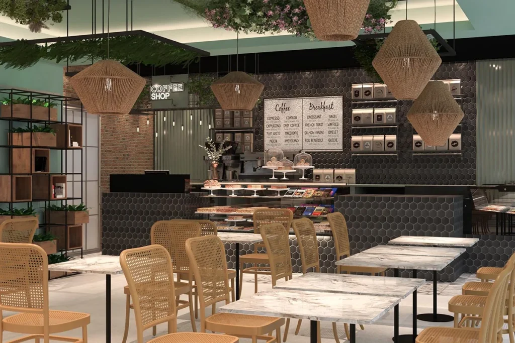Render zona cafetería